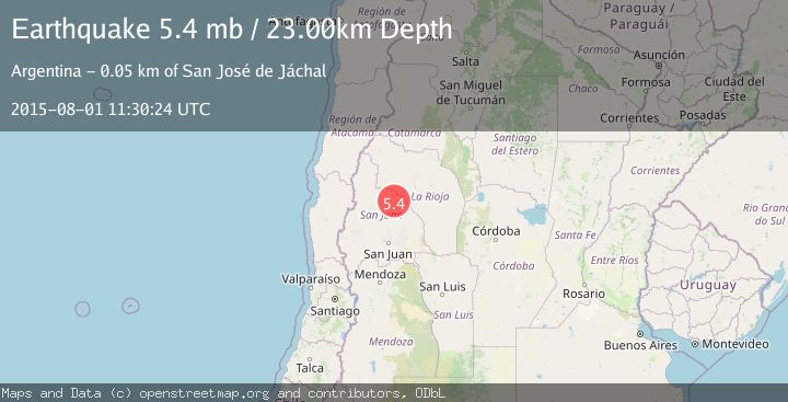 Map of SAN JUAN, ARGENTINA