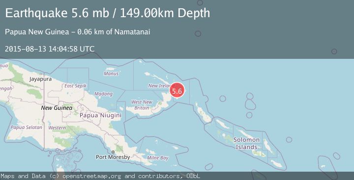 Map of NEW IRELAND REGION, P.N.G.