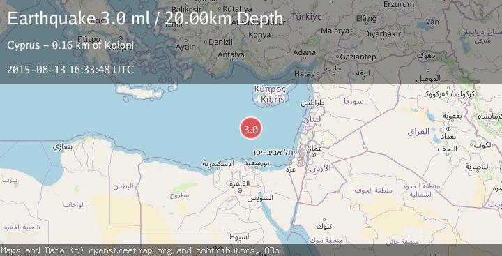 Map of EASTERN MEDITERRANEAN SEA