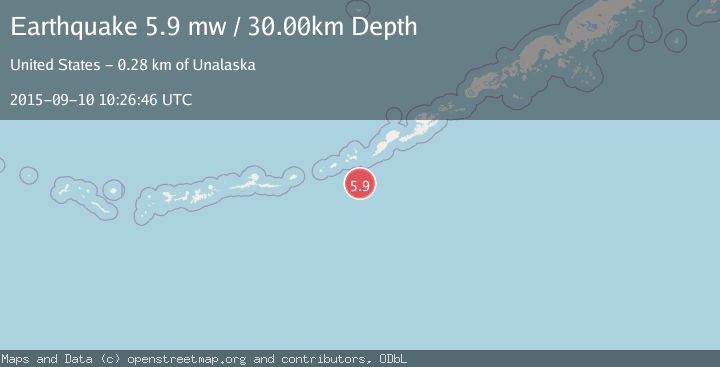 Map of FOX ISLANDS, ALEUTIAN ISLANDS