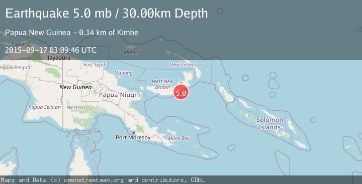 Map of NEW BRITAIN REGION, P.N.G.