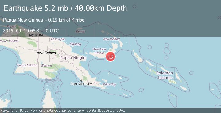 Map of NEW BRITAIN REGION, P.N.G.