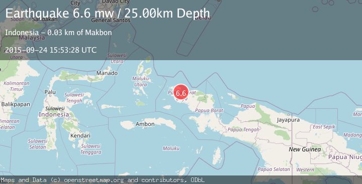 Map of NEAR N COAST OF PAPUA, INDONESIA