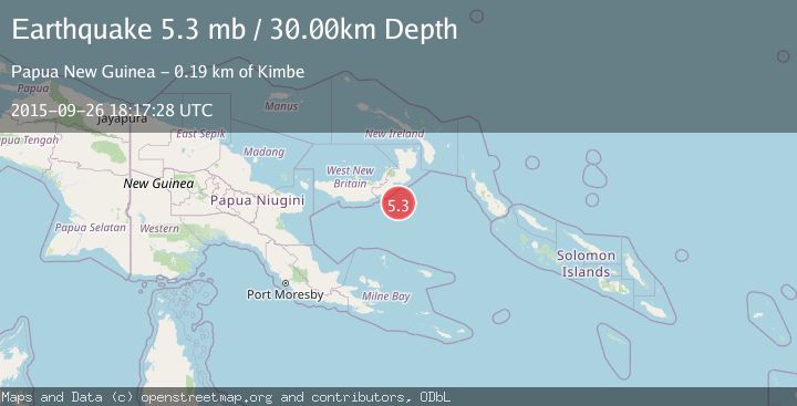 Map of NEW BRITAIN REGION, P.N.G.