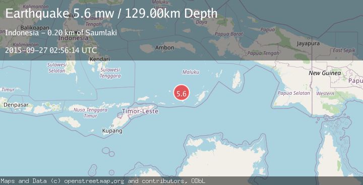Map of KEPULAUAN BABAR, INDONESIA