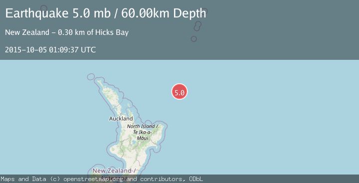 Map of OFF E. COAST OF N. ISLAND, N.Z.