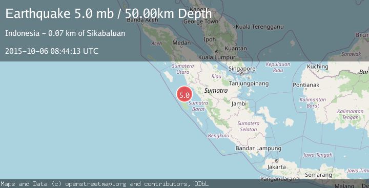 Map of KEPULAUAN BATU, INDONESIA