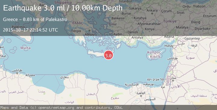 Map of CRETE, GREECE