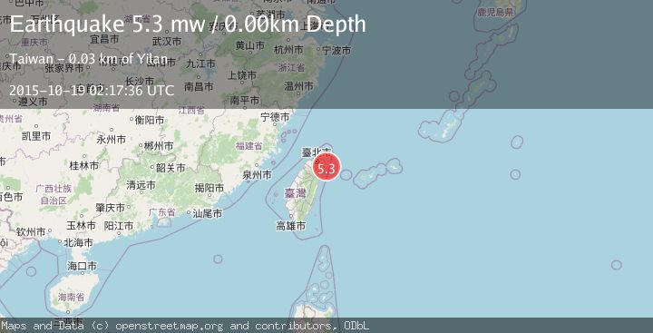 Map of TAIWAN REGION