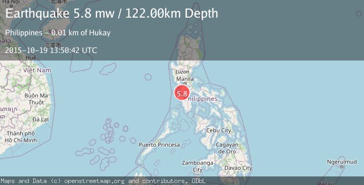 Map of MINDORO, PHILIPPINES