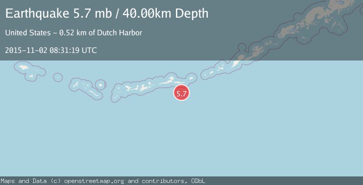 Map of ANDREANOF ISLANDS, ALEUTIAN IS.