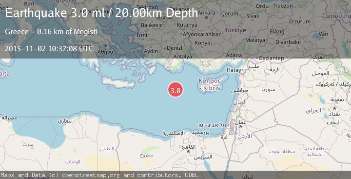 Map of EASTERN MEDITERRANEAN SEA