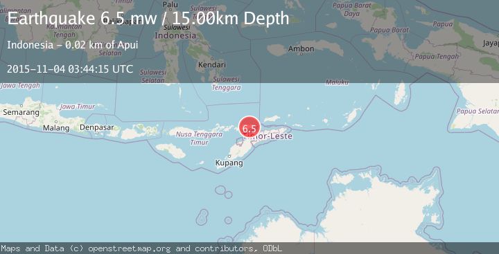 Map of KEPULAUAN ALOR, INDONESIA
