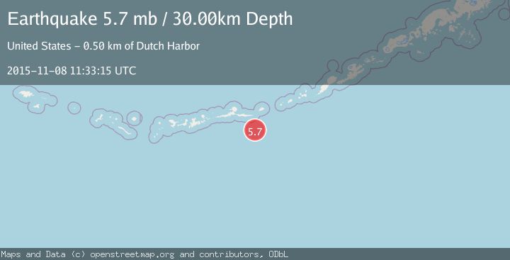 Map of ANDREANOF ISLANDS, ALEUTIAN IS.