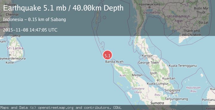 Map of NICOBAR ISLANDS, INDIA REGION