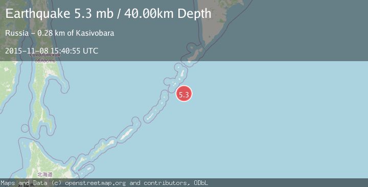 Map of KURIL ISLANDS