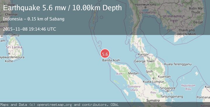 Map of NICOBAR ISLANDS, INDIA REGION