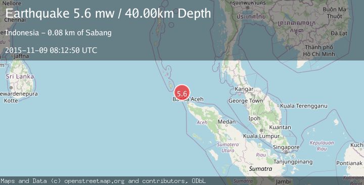 Map of NICOBAR ISLANDS, INDIA REGION