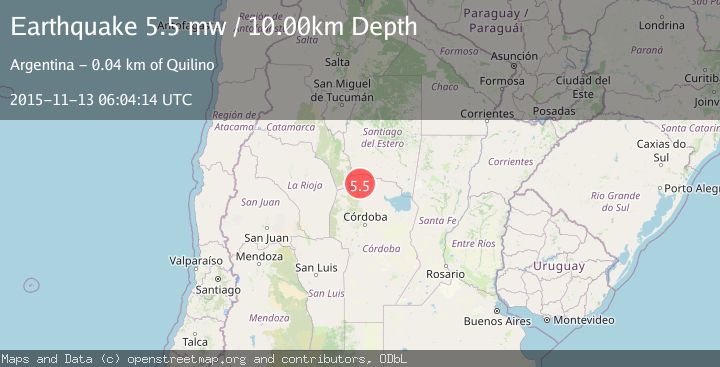 Map of CORDOBA, ARGENTINA