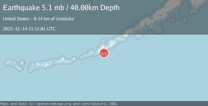Map of FOX ISLANDS, ALEUTIAN ISLANDS