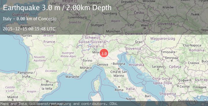 Map of NORTHERN ITALY