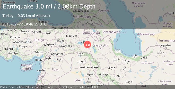 Map of TURKEY-IRAN BORDER REGION