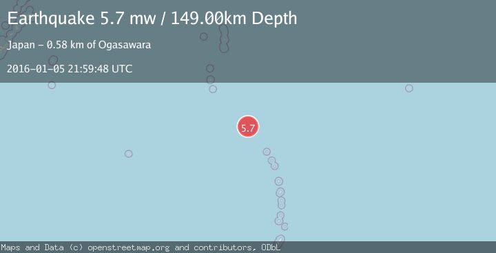 Map of VOLCANO ISLANDS, JAPAN REGION