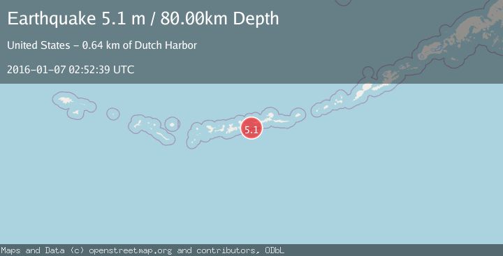 Map of ANDREANOF ISLANDS, ALEUTIAN IS.