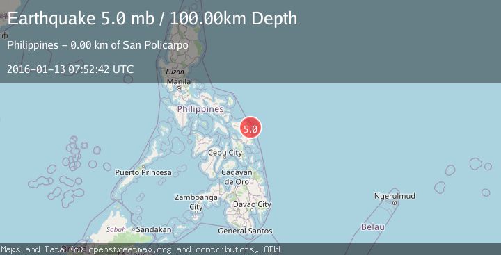 Map of SAMAR, PHILIPPINES