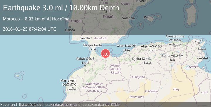 Map of STRAIT OF GIBRALTAR