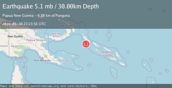 Map of BOUGAINVILLE REGION, P.N.G.