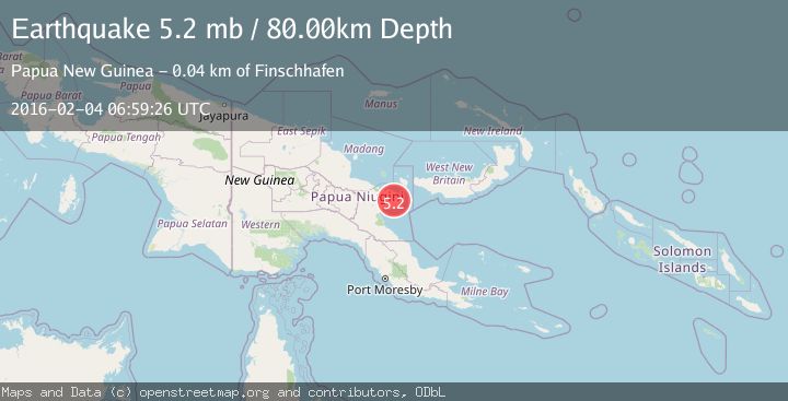 Map of EASTERN NEW GUINEA REG., P.N.G.
