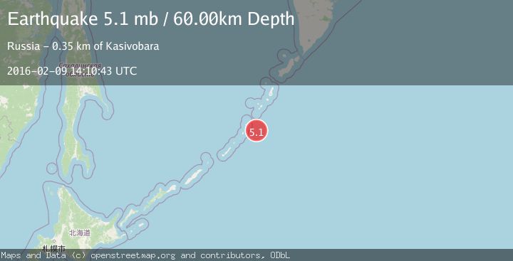 Map of KURIL ISLANDS