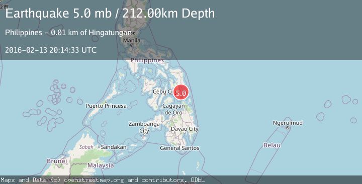 Map of LEYTE, PHILIPPINES