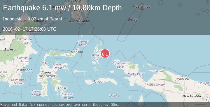 Map of HALMAHERA, INDONESIA
