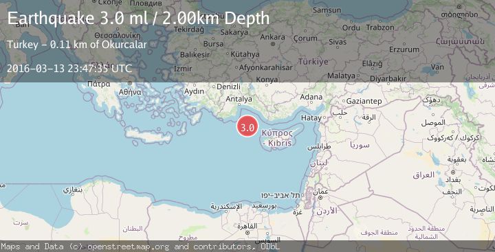 Map of CYPRUS REGION
