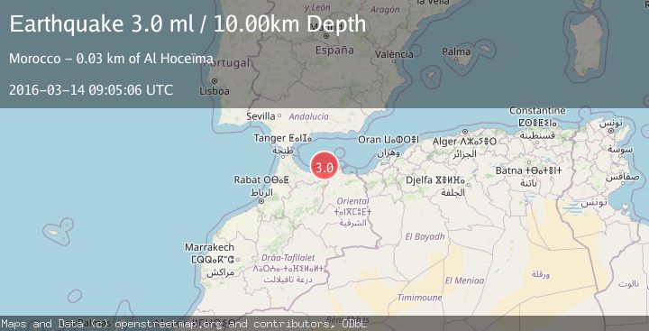 Map of STRAIT OF GIBRALTAR
