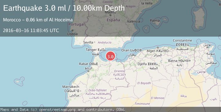 Map of STRAIT OF GIBRALTAR