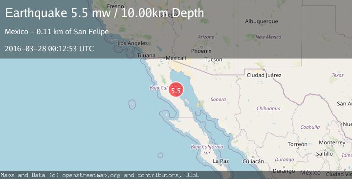 Map of GULF OF CALIFORNIA