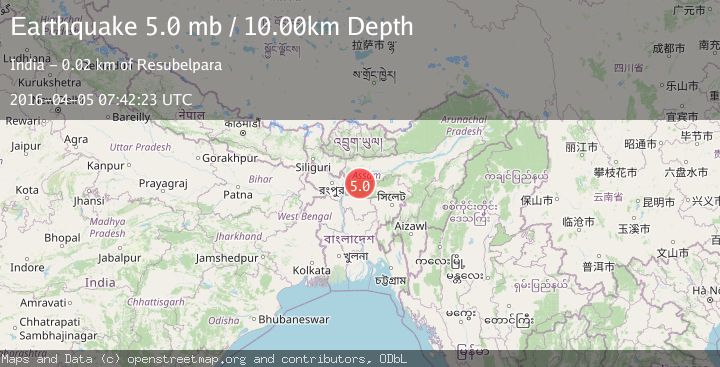 Map of MEGHALAYA, INDIA REGION