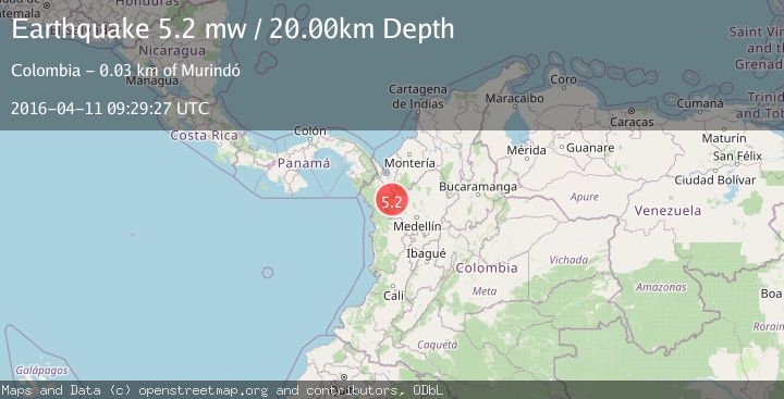 Map of NORTHERN COLOMBIA