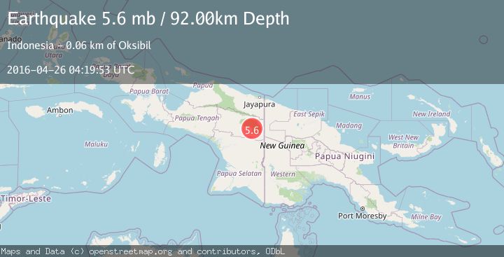 Map of PAPUA, INDONESIA