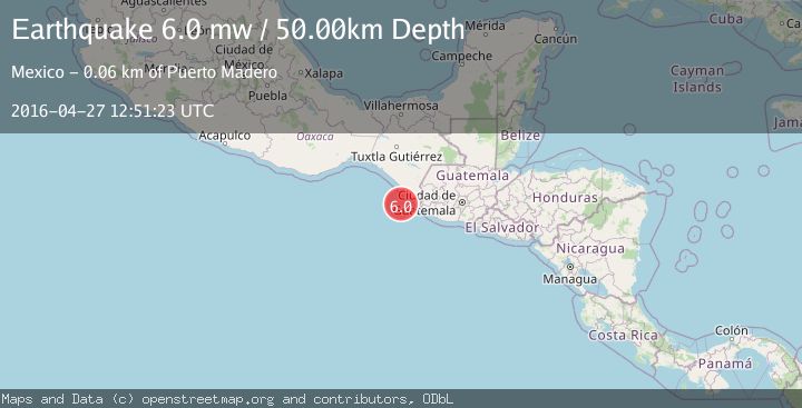 Map of OFFSHORE CHIAPAS, MEXICO
