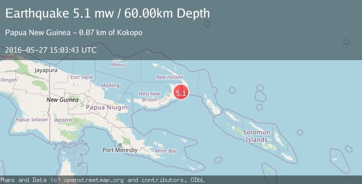 Map of NEW BRITAIN REGION, P.N.G.