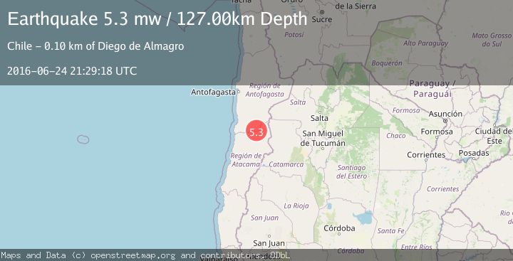 Map of ATACAMA, CHILE