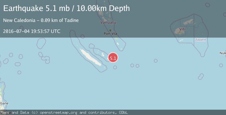 Map of LOYALTY ISLANDS