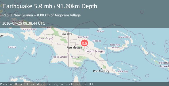 Map of NEAR N COAST OF NEW GUINEA, PNG.