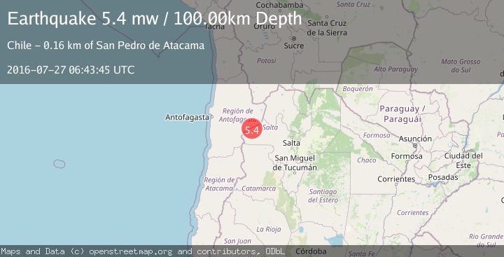 Map of SALTA, ARGENTINA