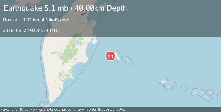 Map of KOMANDORSKIYE OSTROVA REGION