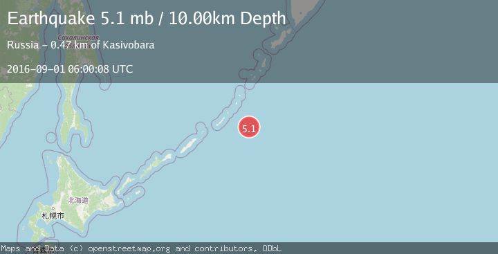 Map of KURIL ISLANDS